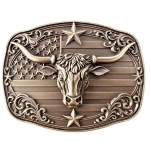 American flag belt buckle: A symbol of Texas independence Cooper color